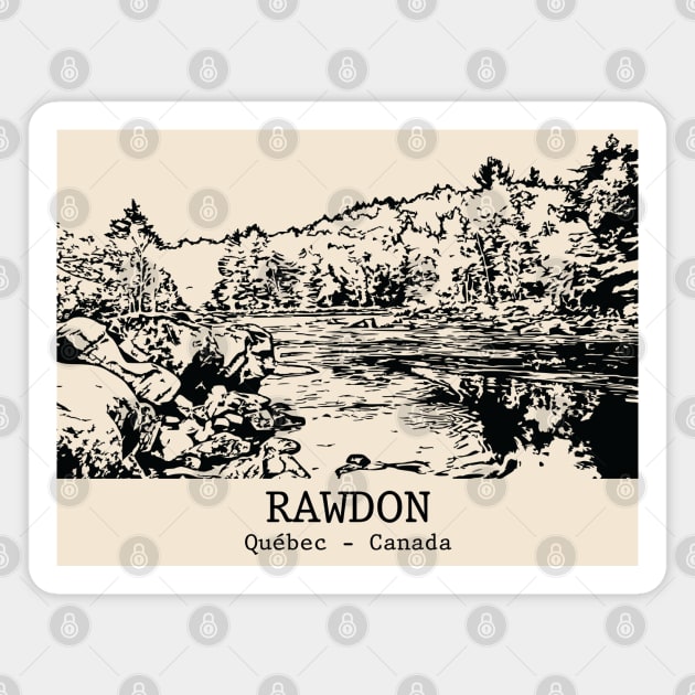 Rawdon - Québec Magnet by Lakeric
